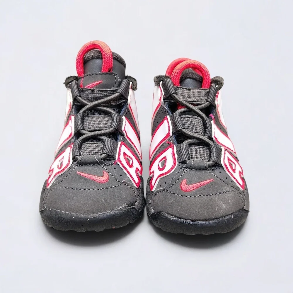 Nike Air More Uptempo Toddler Size 4C Shoes Sneakers Gray Ash White DH9722-200